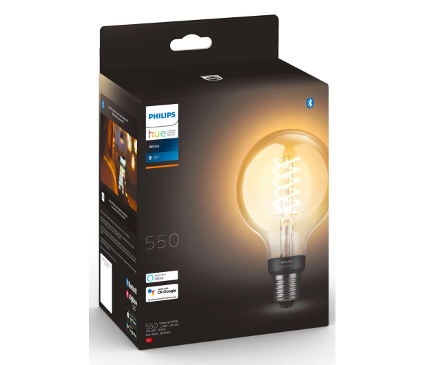 Philips Hue White Inteligentna Żarówka Filament G93 E27 - 534688 - zdjęcie 3